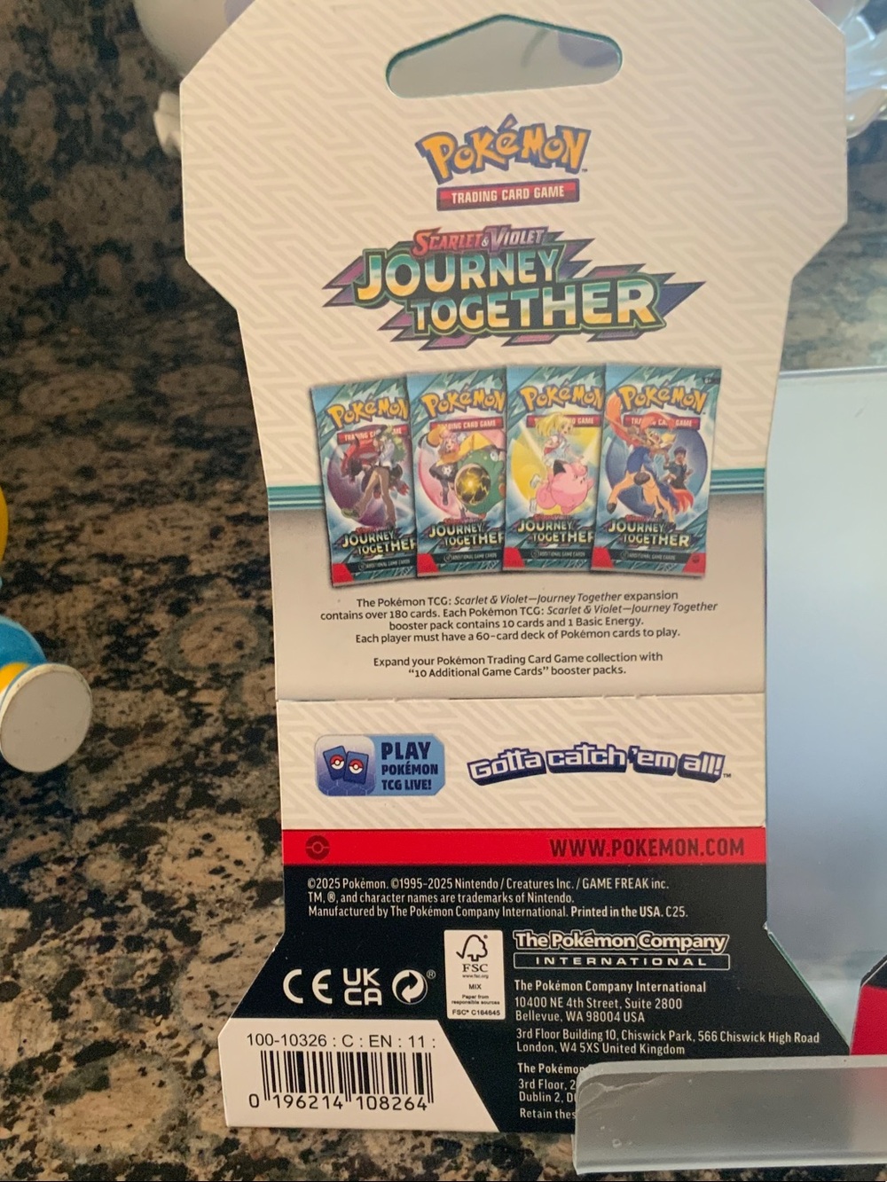 Pokémon Trading Card Game Booster Packs - Journey Together & Phantasmal Flames - Picture 5 of 12
